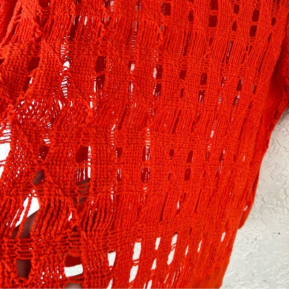 MOTH | Anthropologie Cut Out Knit Short Sleeve Sweater - Picture 7 of 13